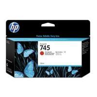 hewlett packard hp 745 130ml designjet chromatic red ink cartridge