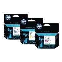 Hewlett Packard HP 711 Cyan Magenta Yellow DesignJet Ink Cartridge