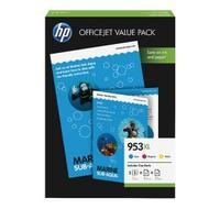 Hewlett Packard HP 953XL CMY Ink Cartridge Office Value Pack