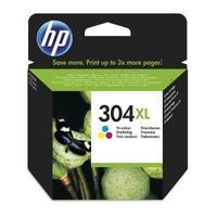 Hewlett Packard HP 304XL Yield 300 Pages Tri-color Original Ink