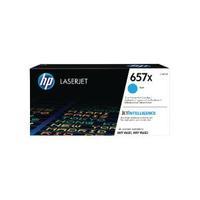 Hewlett Packard HP 657X High Yield Cyan Original LaserJet Toner