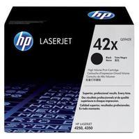 Hewlett Packard HP 42X Black Smart Print Cartridge Yield 20, 000 for