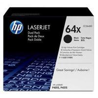 hewlett packard hp bundle 64x black smart print cartridge yield 24 000