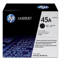 hewlett packard hp 45a black smart laserjet print cartridge for the