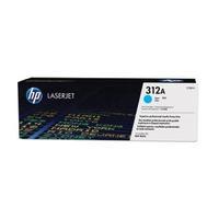 Hewlett Packard HP 312A Yield 2700 Pages Cyan Original LaserJet Toner