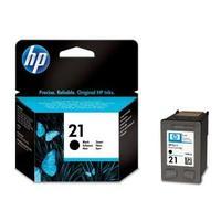 Hewlett Packard HP 21 Black Inkjet Print Cartridge Yield 190 Pages