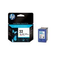 hewlett packard hp 22 tri colour yield 165 pages inkjet print