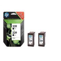 Hewlett Packard HP 339 Black Print Cartridge Yield 800 Pages Each 2