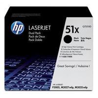 hewlett packard hp bundle 51x black smart print cartridge yield 13 000