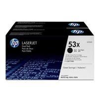 Hewlett Packard HP Bundle 53X Black Smart Print Cartridge Yield 7, 000