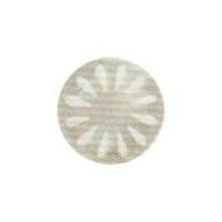 Hemline Round Shank Buttons with Petal Design 11.25mm White