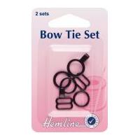 Hemline Bow Tie Fastener Set