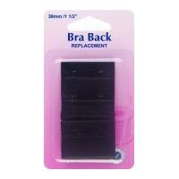 Hemline Bra Back Replacements 38mm Black