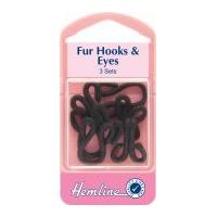 Hemline Fur Coat Hook & Eye Fastenings