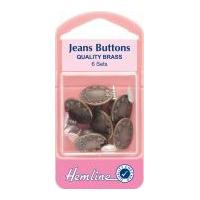 hemline jean buttons