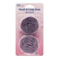 Hemline Hook & Loop Stick On Dots