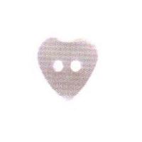 hemline heart shaped 2 hole buttons 1125mm lilac