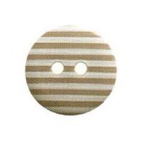 hemline round stripe pattern buttons 175mm grey