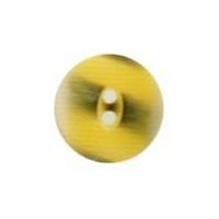 hemline round marble effect buttons 15mm yellow