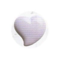 hemline irregular heart shape buttons 1125mm lilac