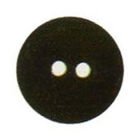 Hemline Round Shell Buttons 22.5mm Black