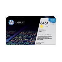 Hewlett Packard HP 646A Yellow Smart Print Cartridge Yield 12, 500