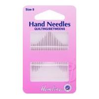 hemline between quilting needles