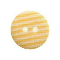 Hemline Round Stripe Pattern Buttons 17.5mm Cream