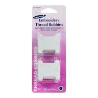 Hemline Embroidery Thread Bobbins Paper