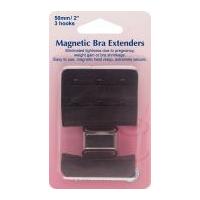 Hemline Magnetic Bra Extender Black