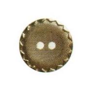 hemline metallic textured round buttons 15mm gold