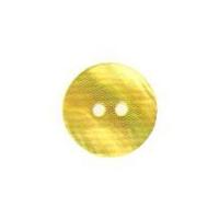 Hemline Round Shell Buttons 11.25mm Yellow