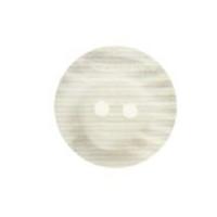 hemline round 2 hole stripy buttons 20mm white