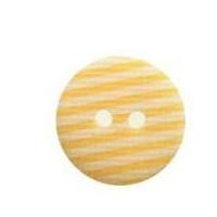 Hemline Round Stripe Pattern Buttons 15mm Cream