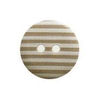 hemline round stripe pattern buttons 15mm grey