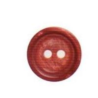 Hemline Round High Rimmed Buttons 17.5mm Wine