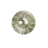 Hemline Round Buttons with Burst Design 12.5mm Clear