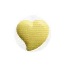 Hemline Irregular Heart Shape Buttons 9.5mm Yellow