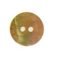 Hemline Round Shell Buttons 17.5mm Bone