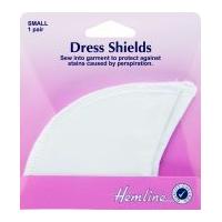 Hemline Full Sleeve Dress Shields White