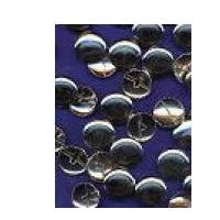 hemline metal self cover buttons 29mm silver