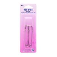 Hemline Kilt Pin Fastenings Silver