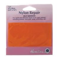 Hemline Self Adhesive Nylon Repair Mending Patch Orange