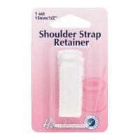 hemline shoulder strap retainers white