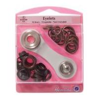 hemline metal eyelets kit with tool 105mm bronze