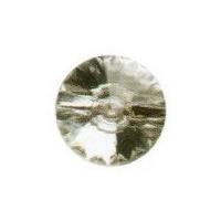 Hemline Round Faceted Gem Like Buttons 12.5mm Clear