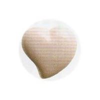 hemline irregular heart shape buttons 1125mm pink