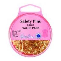 Hemline Safety Pins Value Pack 23mm