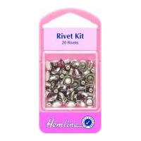 hemline jean rivet kit nickelsilver