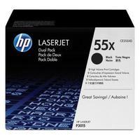 Hewlett Packard HP Bundle 55X Black Smart Print Cartridge Yield 12, 500